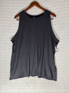 Old Navy Charcoal Ribbed Sleeveless Tank